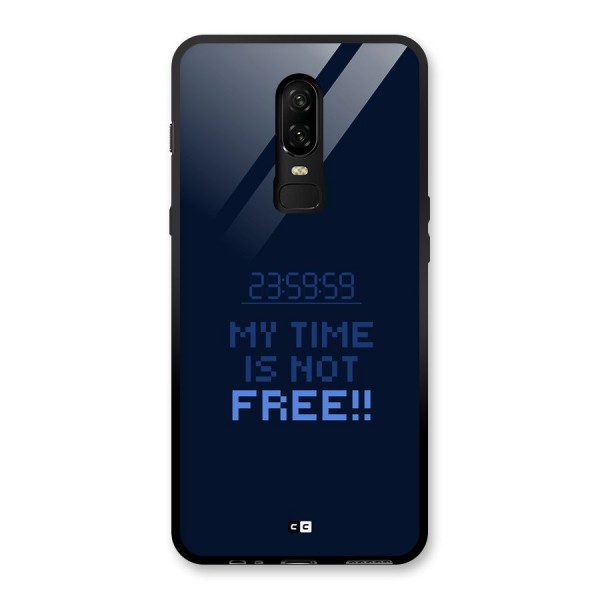 My Time Glass Back Case for OnePlus 6