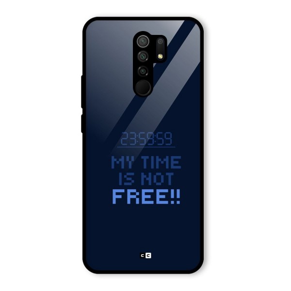 My Time Glass Back Case for Redmi 9 Prime