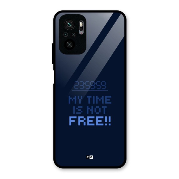 My Time Glass Back Case for Redmi Note 10