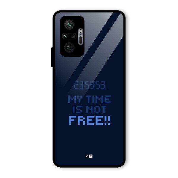 My Time Glass Back Case for Redmi Note 10 Pro