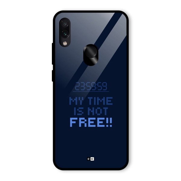 My Time Glass Back Case for Redmi Note 7 Pro