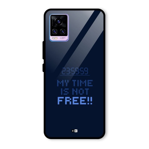 My Time Glass Back Case for Vivo V20 Pro