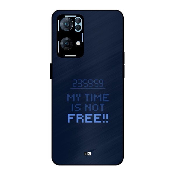 My Time Metal Back Case for Oppo Reno7 Pro 5G