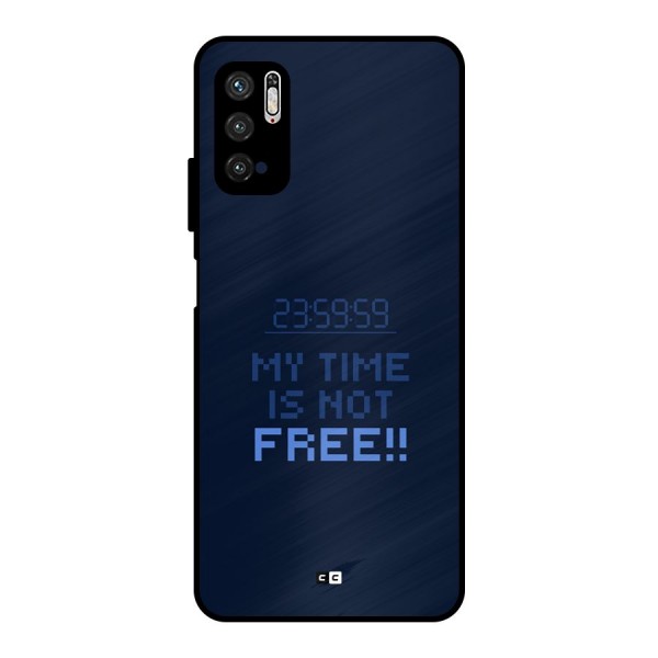 My Time Metal Back Case for Poco M3 Pro 5G