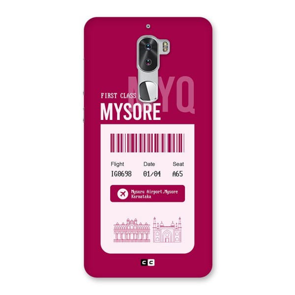 Mysore Boarding Pass Back Case for Coolpad Cool 1