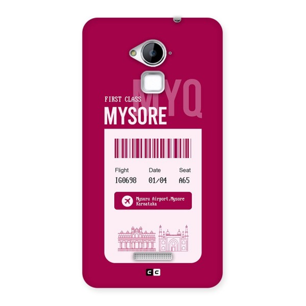 Mysore Boarding Pass Back Case for Coolpad Note 3