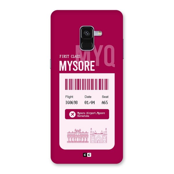 Mysore Boarding Pass Back Case for Galaxy A8 Plus