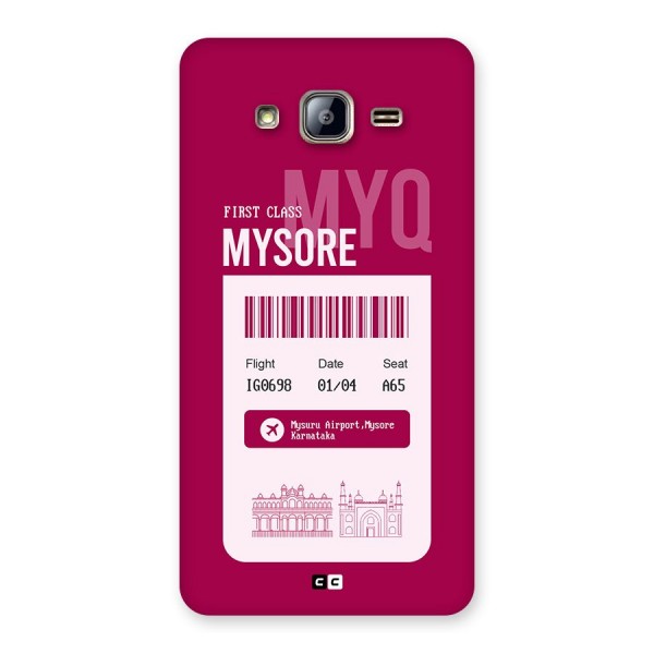 Mysore Boarding Pass Back Case for Galaxy On5