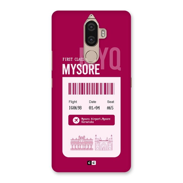 Mysore Boarding Pass Back Case for Lenovo K8 Note