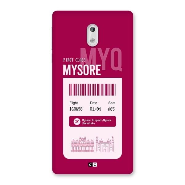 Mysore Boarding Pass Back Case for Nokia 3