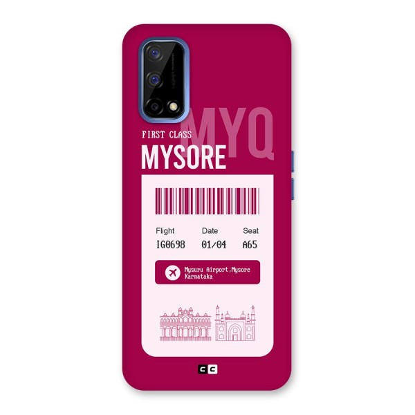 Mysore Boarding Pass Back Case for Realme Narzo 30 Pro