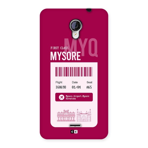 Mysore Boarding Pass Back Case for Unite 2 A106