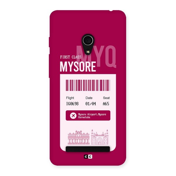 Mysore Boarding Pass Back Case for Zenfone 5