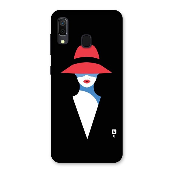 Mysterious Woman Illustration Back Case for Galaxy A20