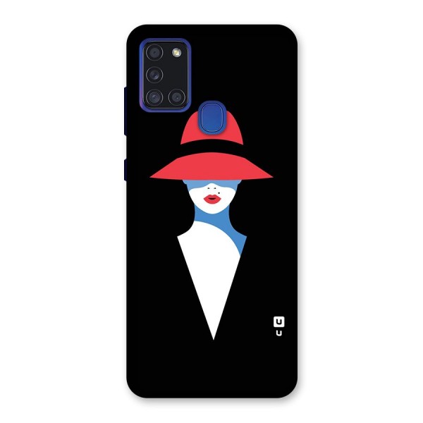 Mysterious Woman Illustration Back Case for Galaxy A21s