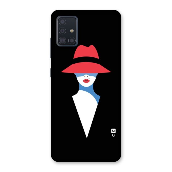 Mysterious Woman Illustration Back Case for Galaxy A51