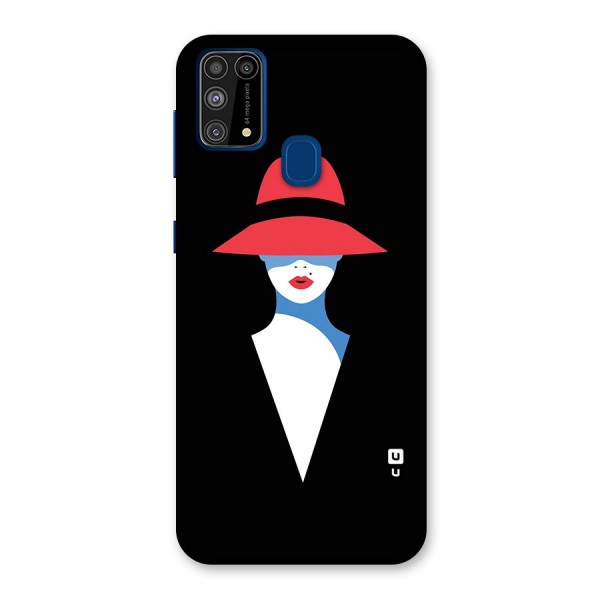 Mysterious Woman Illustration Back Case for Galaxy F41