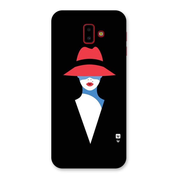 Mysterious Woman Illustration Back Case for Galaxy J6 Plus