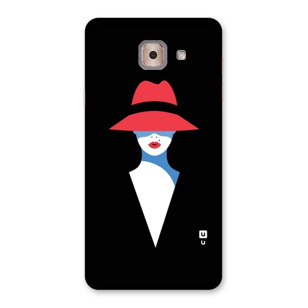 Mysterious Woman Illustration Back Case for Galaxy J7 Max