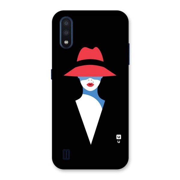 Mysterious Woman Illustration Back Case for Galaxy M01