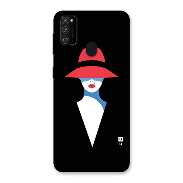 Mysterious Woman Illustration Back Case for Galaxy M21