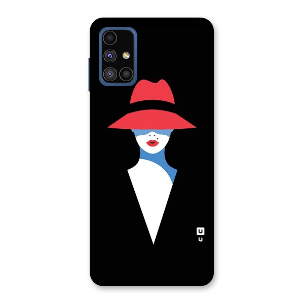 Mysterious Woman Illustration Back Case for Galaxy M51