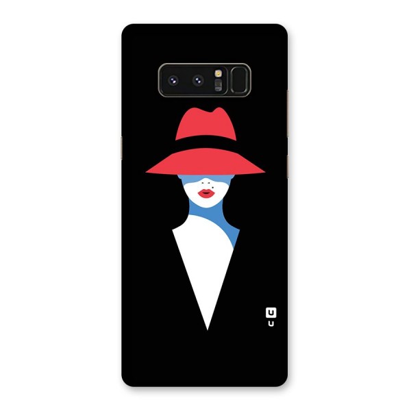 Mysterious Woman Illustration Back Case for Galaxy Note 8