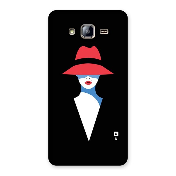 Mysterious Woman Illustration Back Case for Galaxy On5