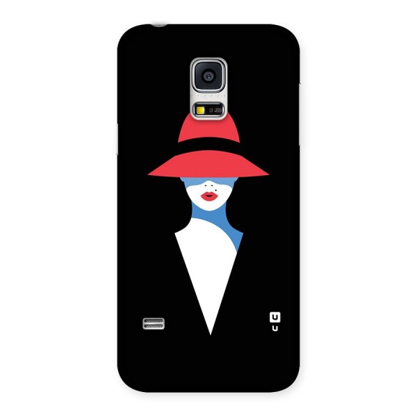 Mysterious Woman Illustration Back Case for Galaxy S5 Mini