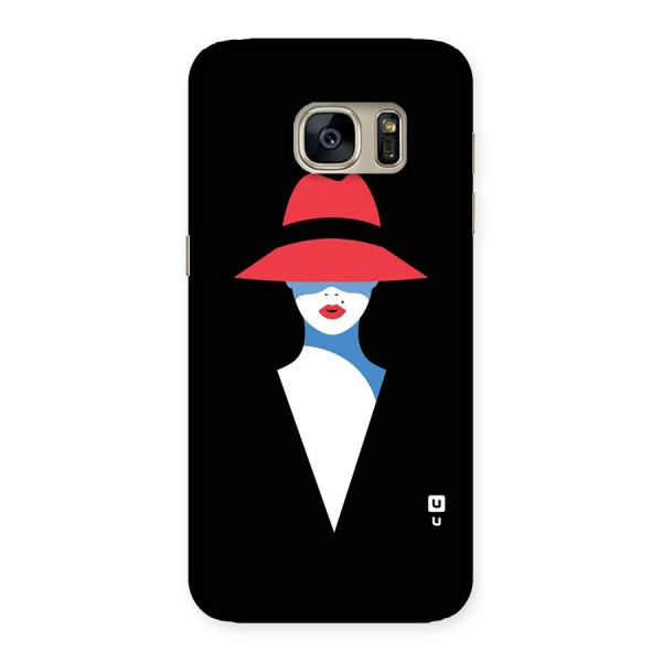 Mysterious Woman Illustration Back Case for Galaxy S7