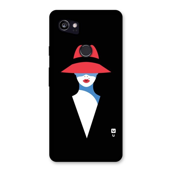 Mysterious Woman Illustration Back Case for Google Pixel 2 XL