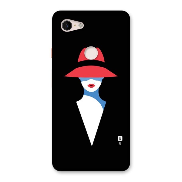 Mysterious Woman Illustration Back Case for Google Pixel 3 XL