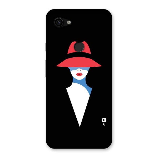 Mysterious Woman Illustration Back Case for Google Pixel 3a XL