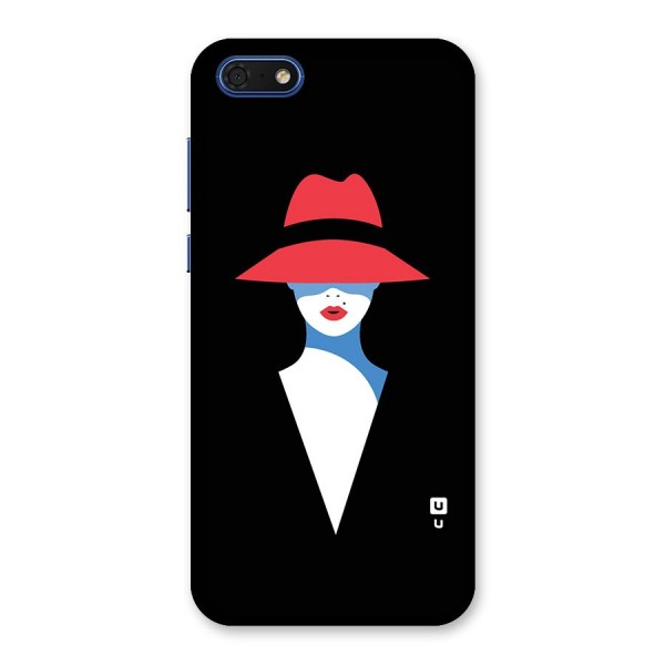 Mysterious Woman Illustration Back Case for Honor 7s