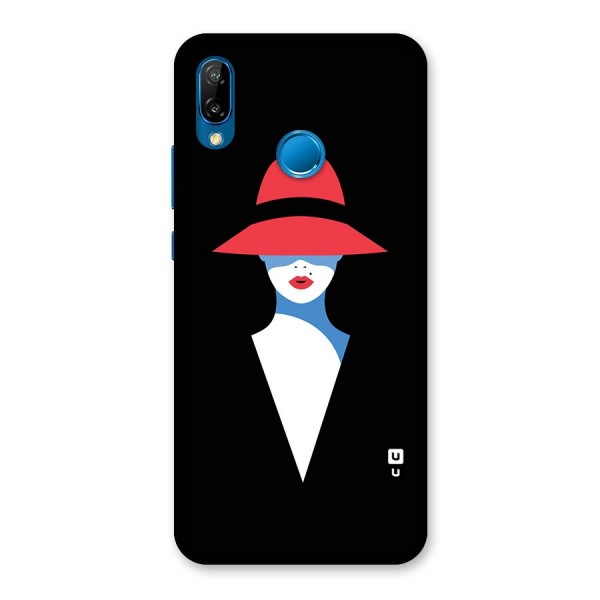 Mysterious Woman Illustration Back Case for Huawei P20 Lite