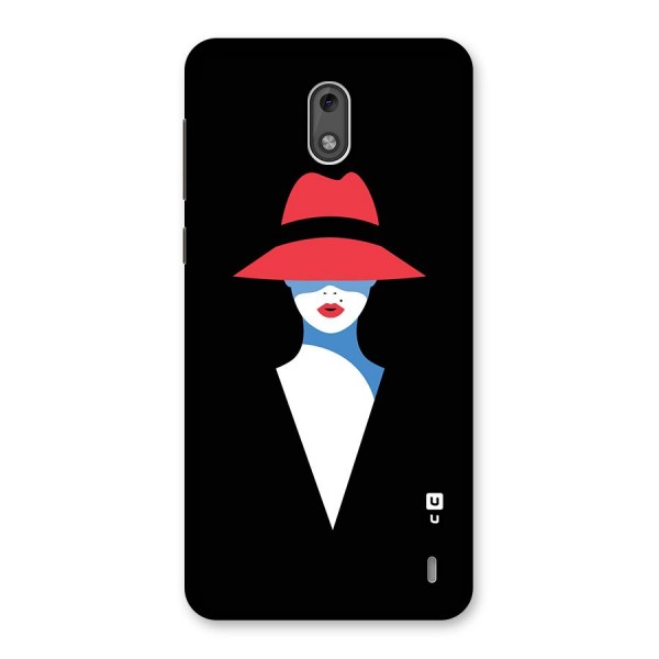 Mysterious Woman Illustration Back Case for Nokia 2