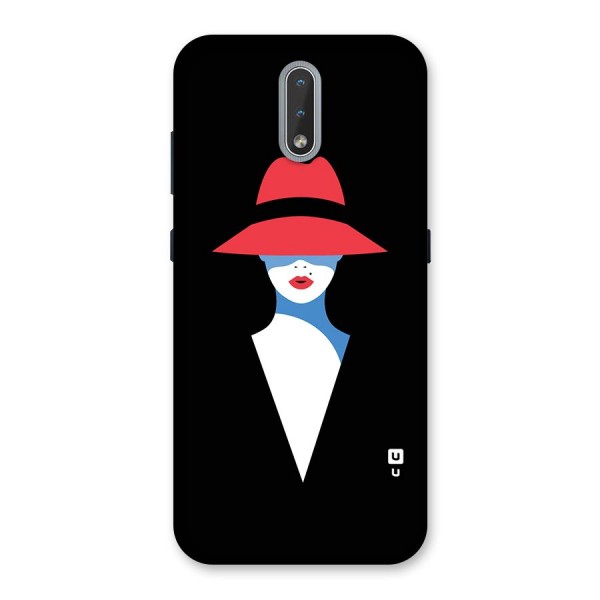 Mysterious Woman Illustration Back Case for Nokia 2.3