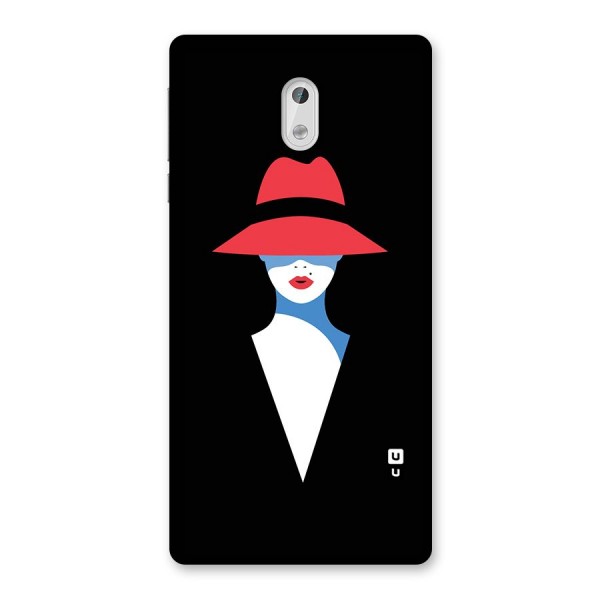 Mysterious Woman Illustration Back Case for Nokia 3