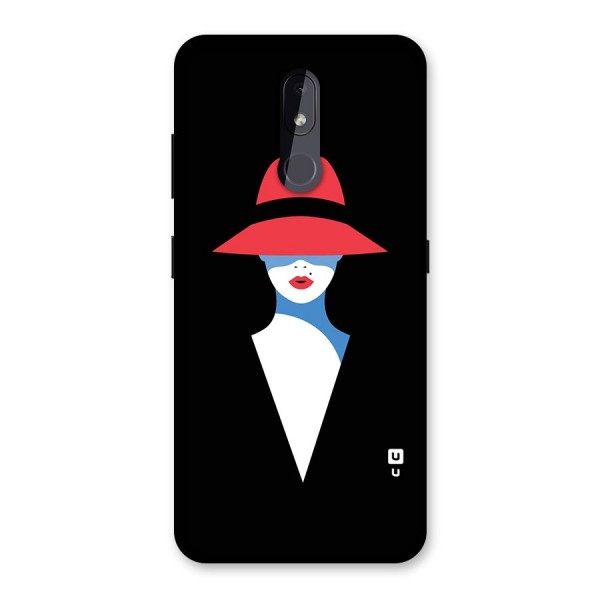 Mysterious Woman Illustration Back Case for Nokia 3.2