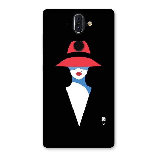 Mysterious Woman Illustration Back Case for Nokia 8 Sirocco