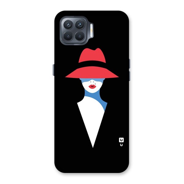 Mysterious Woman Illustration Back Case for Oppo F17 Pro