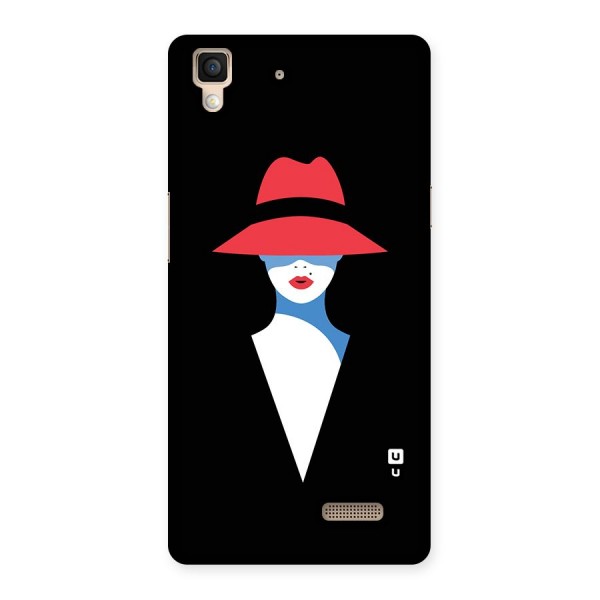 Mysterious Woman Illustration Back Case for Oppo R7