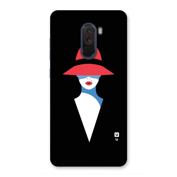 Mysterious Woman Illustration Back Case for Poco F1