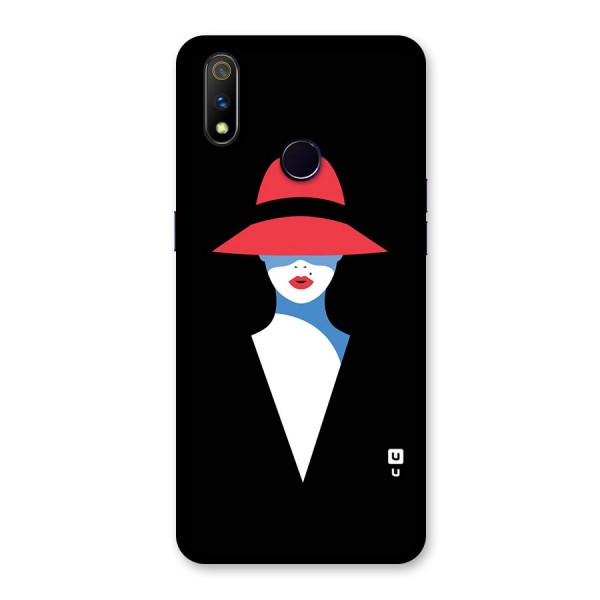 Mysterious Woman Illustration Back Case for Realme 3 Pro