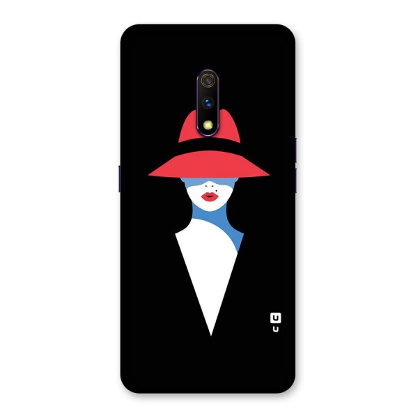 Mysterious Woman Illustration Back Case for Realme X