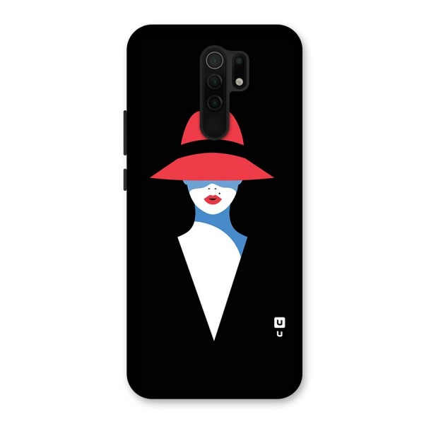 Mysterious Woman Illustration Back Case for Redmi 9 Prime