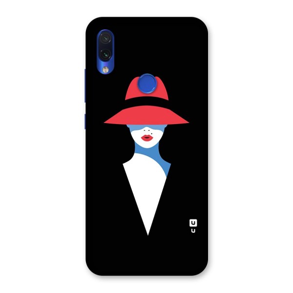 Mysterious Woman Illustration Back Case for Redmi Note 7