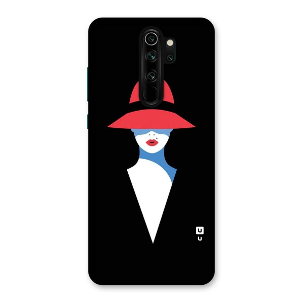 Mysterious Woman Illustration Back Case for Redmi Note 8 Pro