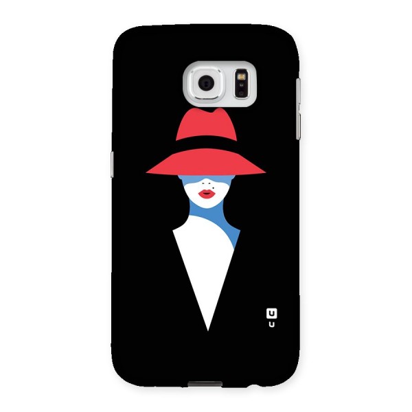 Mysterious Woman Illustration Back Case for Samsung Galaxy S6