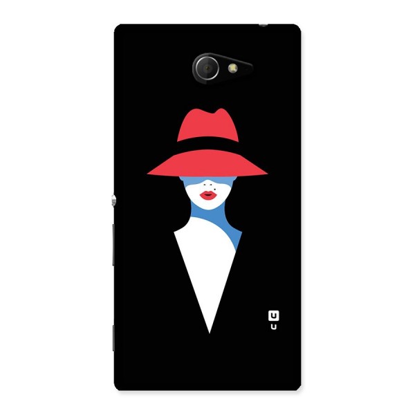 Mysterious Woman Illustration Back Case for Sony Xperia M2